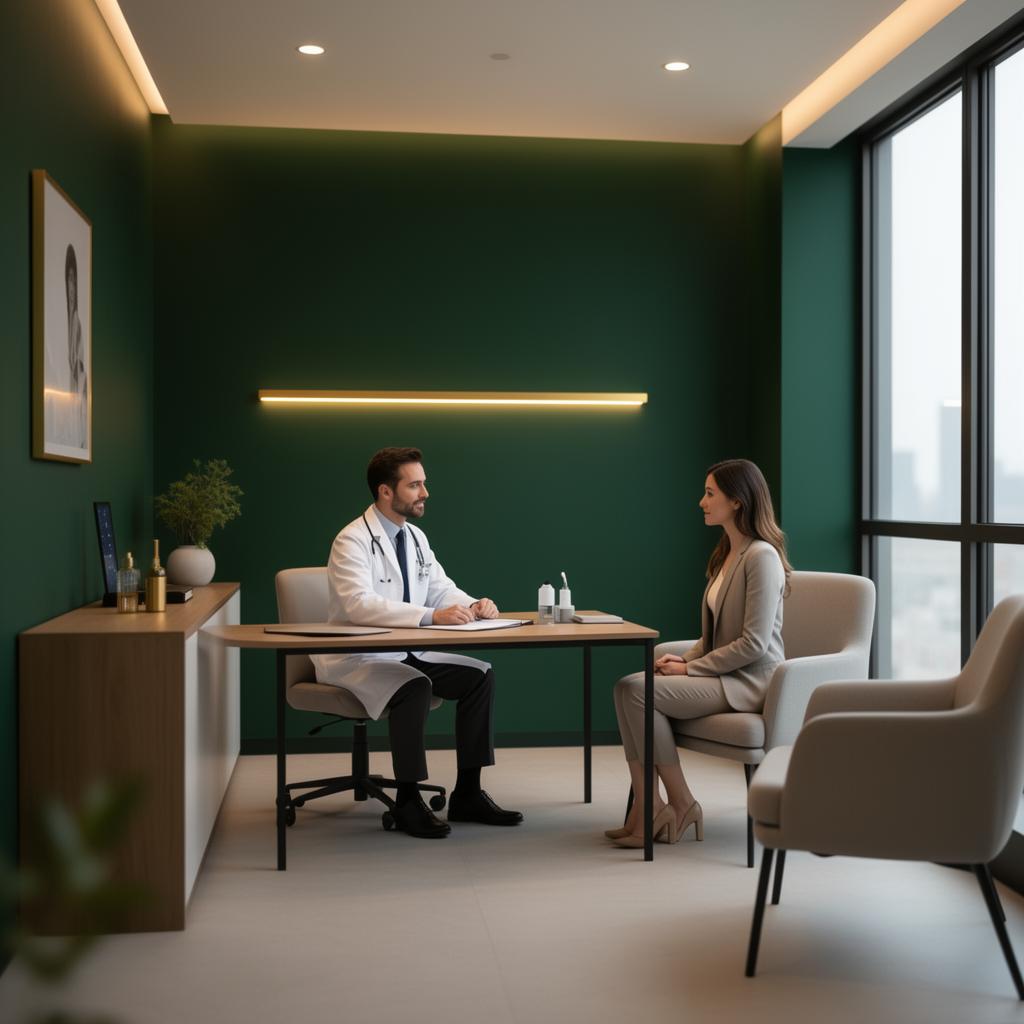 Modern consultation room at Oakwood Walk-In Clinic & Family Practice